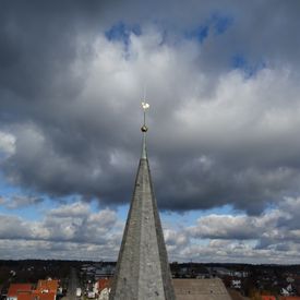 Kirchendach-Kirchturm